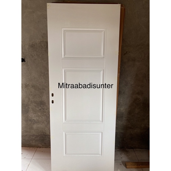 PINTU BAJA KAMAR / UTAMA ALESSA ECO 03 90 x 216 (PUTIH / COKELAT)