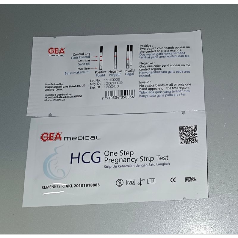 Hcg Test Kehamilan Strip