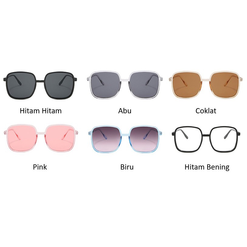 Grosir - F558 Kacamata Kotak / Kacamata Fashion Wanita / Eyeglasses / Kacamata Wanita Murah