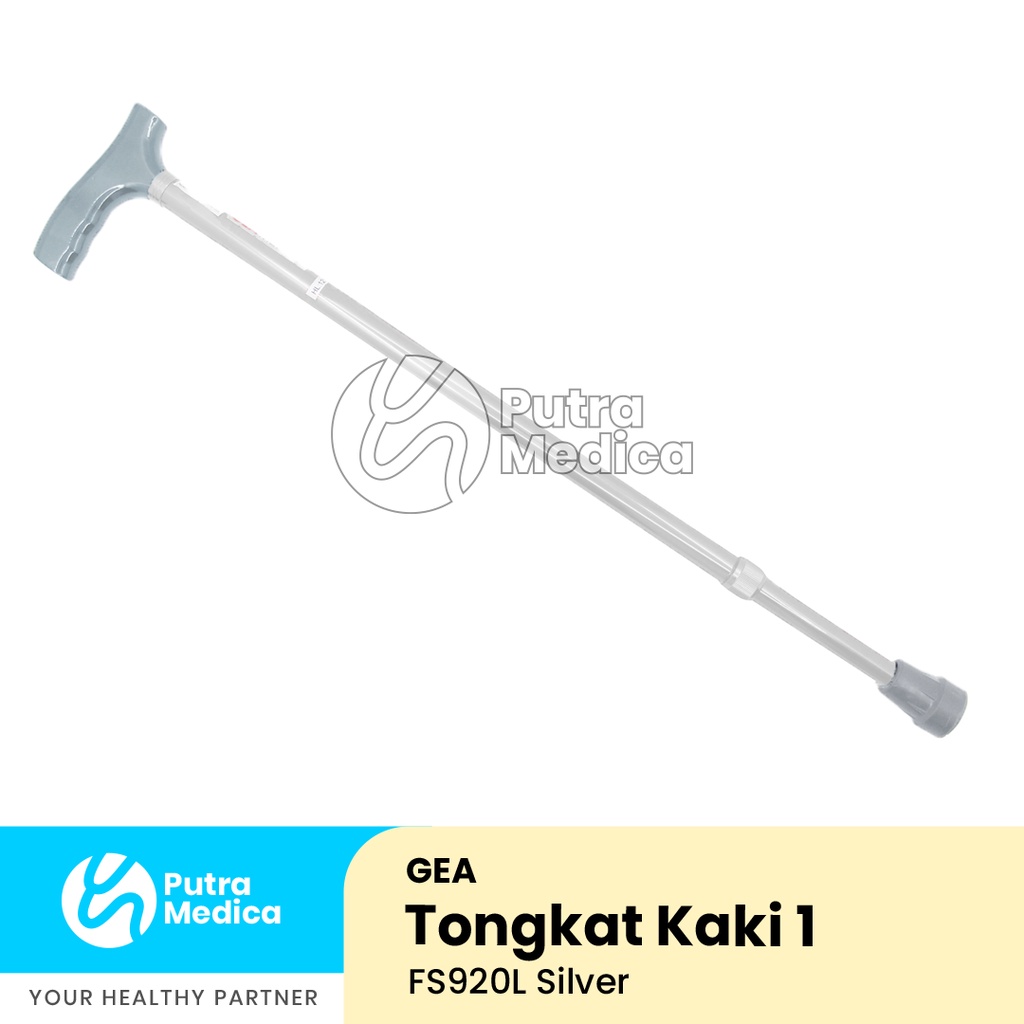 Gea Tongkat Kaki 1 / Terapi Berjalan / Alat Bantu Jalan / Walking Stick Lurus