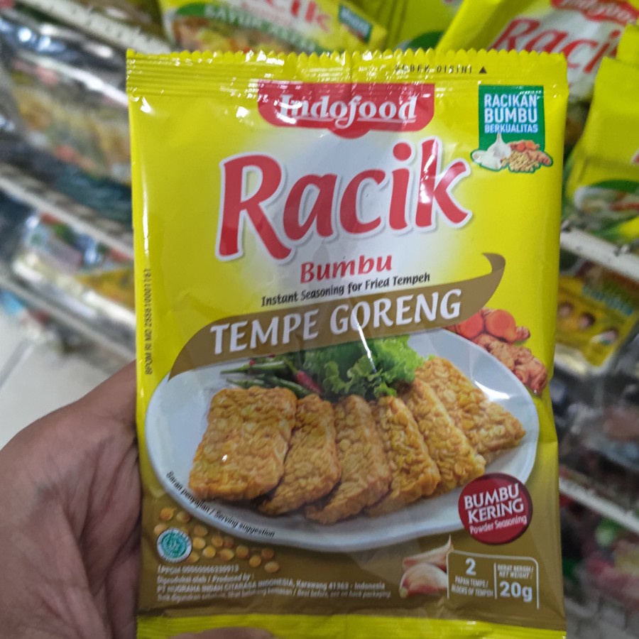 

indofood racik bumbu tempe goreng 20 gr