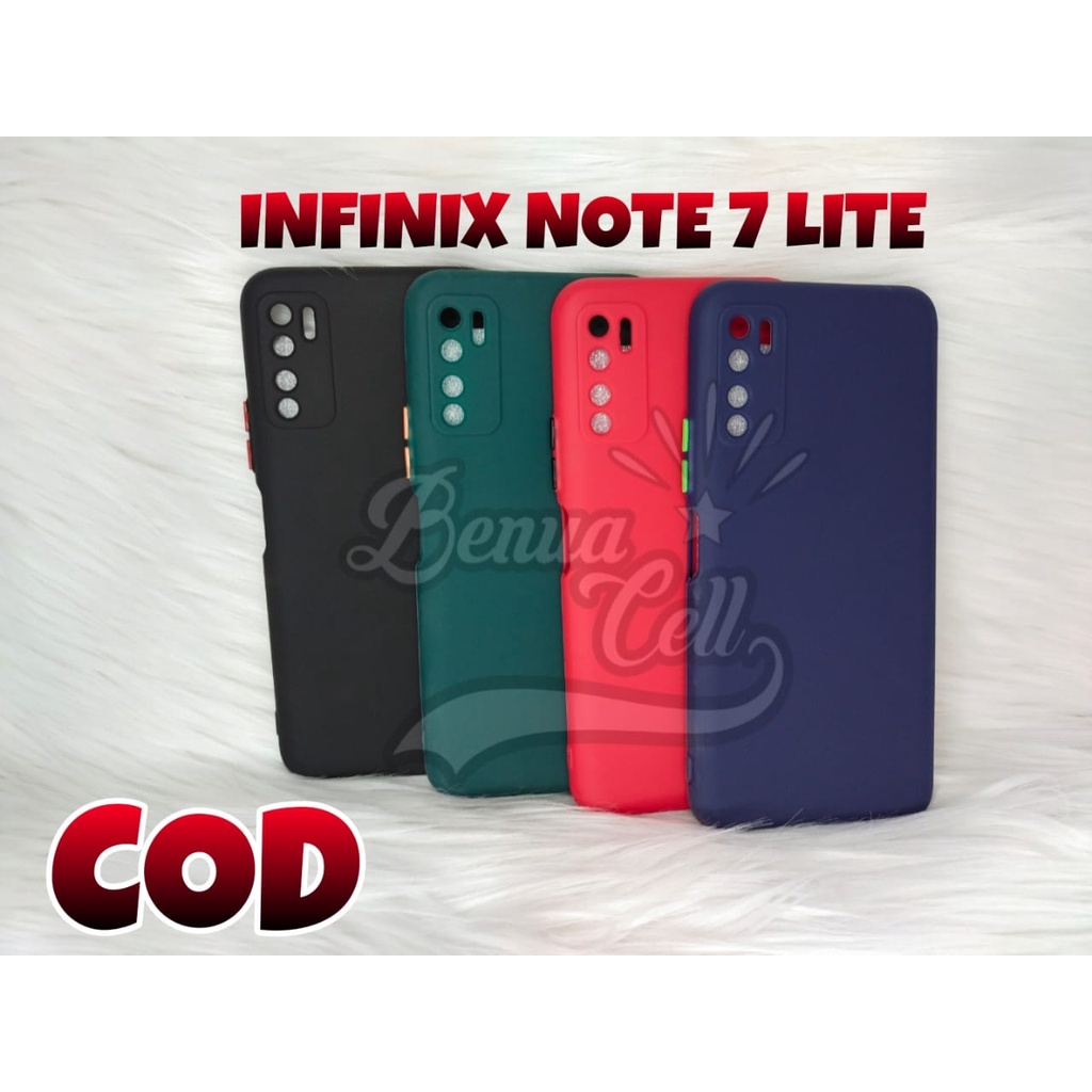 SOFTCASE MACARON INFINIX SMART HD -INFINIX NOTE 7 -INFINIX NOTE 7 LITE // SOFTCASE MACARON PROTECTION KAMERA - BD