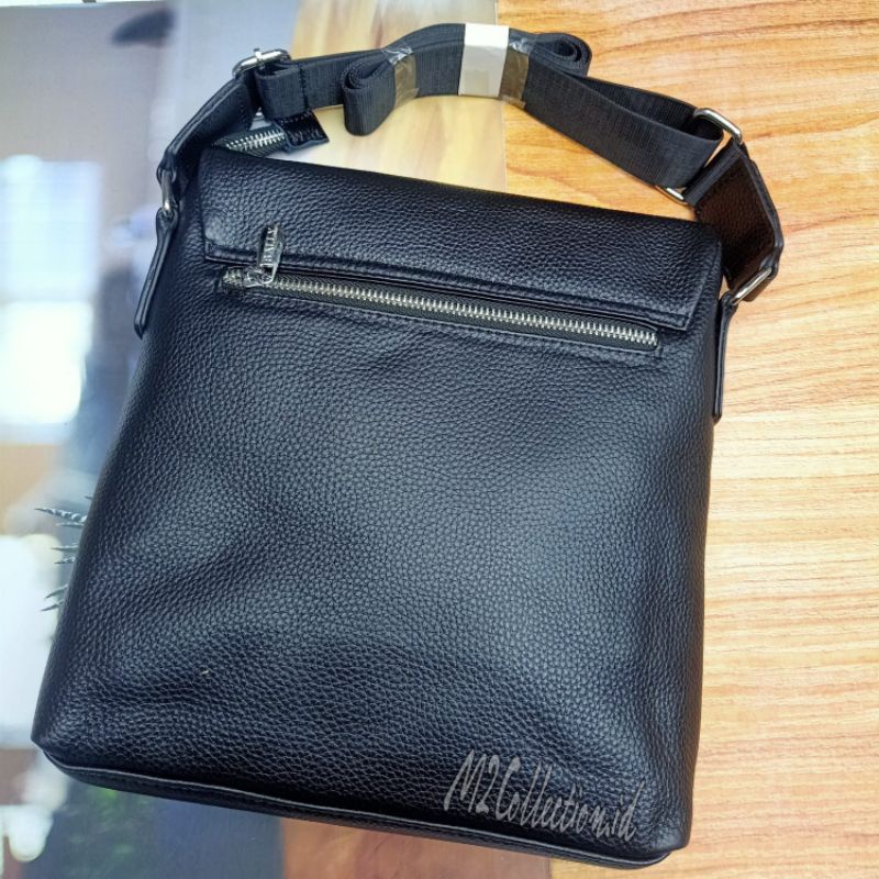 Tas Selempang Bally Leather Messenger Bag Super Premium Quality