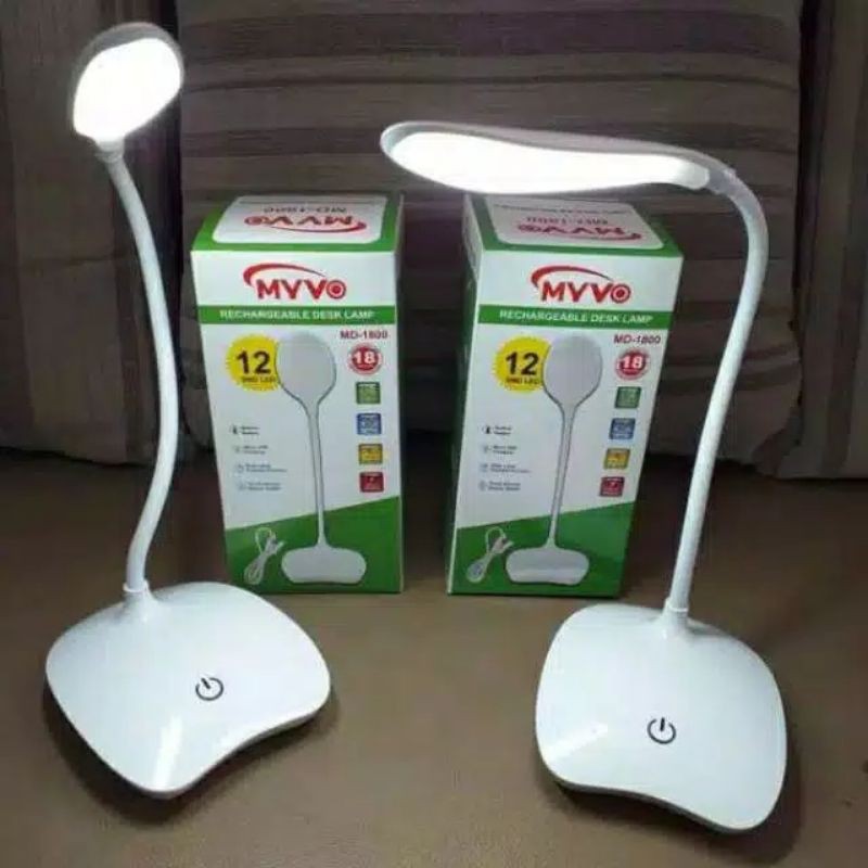 Lampu belajar / Lampu meja / Lampu baca / Lampu belajar murah / Myvo MD-1800 / on/off sentuh