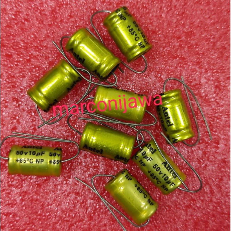 capasitor 10uf 50v axial Nonpolar