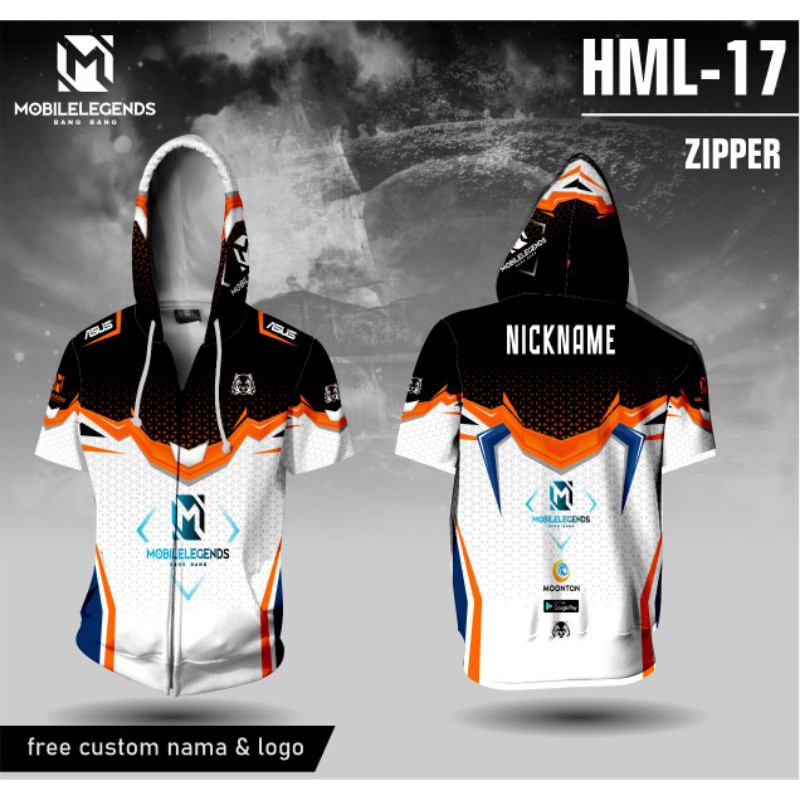 Kaos Baju jersey ML Mobile Legend game online esport hoodie ml