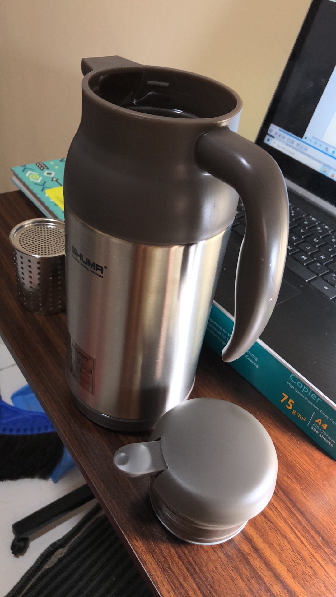 Shuma Coffee Pot 1200 Ml Teko Termos Kopi Teh Air Panas Dan Dingin