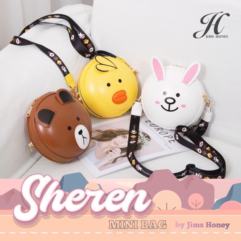 MINI BAG SHEREN MINI BAG JIMS HONEY ORIGINAL JIMSHONEY TAS SELEMPNG TAS ANAK