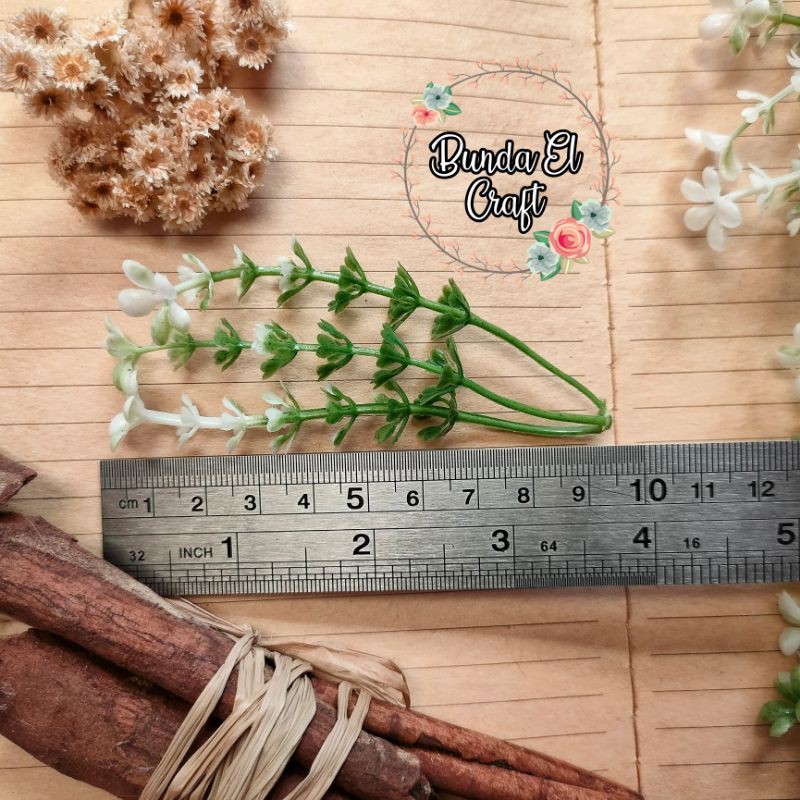 (1tangkai) daun artificial daun filler daun mahar daun hias plastik