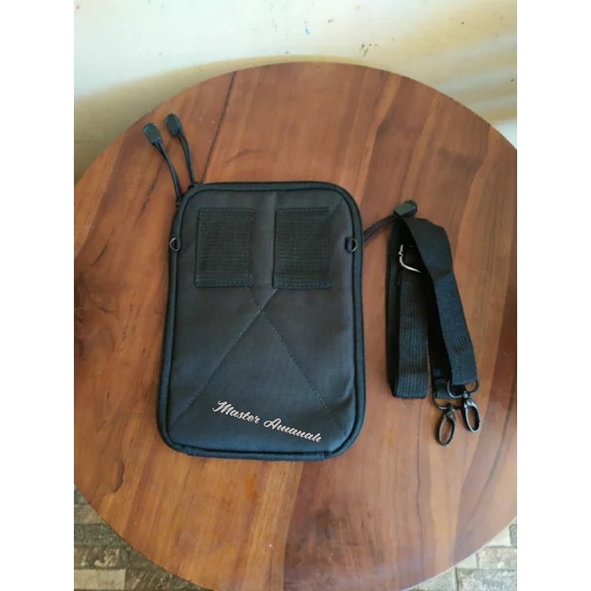 TAS SENJATA / TAS AIRSOFT/ TAS PISTOL/ TAS RANGE BAG/TAS  PISTOL PINGGANG DAN SELEMPANG WARNA HITAM 