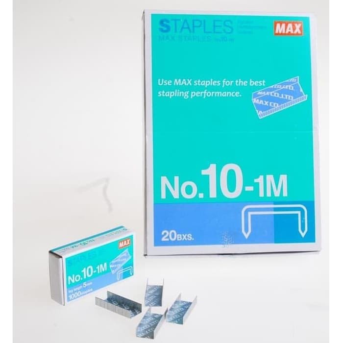 

Staples / Isi Stapler Max No.10 (20 kotak kecil)