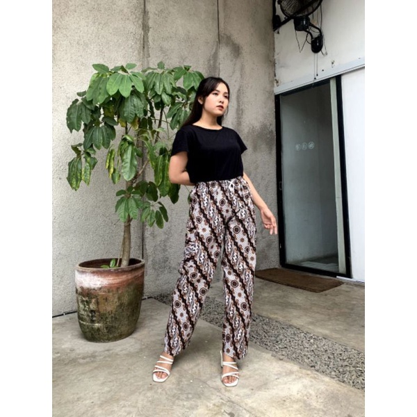 Celana Panjang Dewasa Pangsi Betawi Pria / Wanita Standar L fit XL