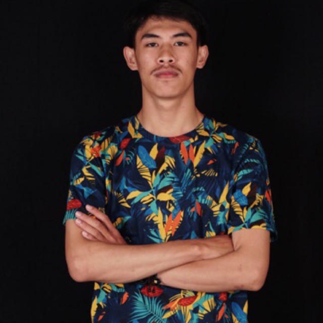 T-shirt Motif Hawai Size Xl Unisex 30s Premium