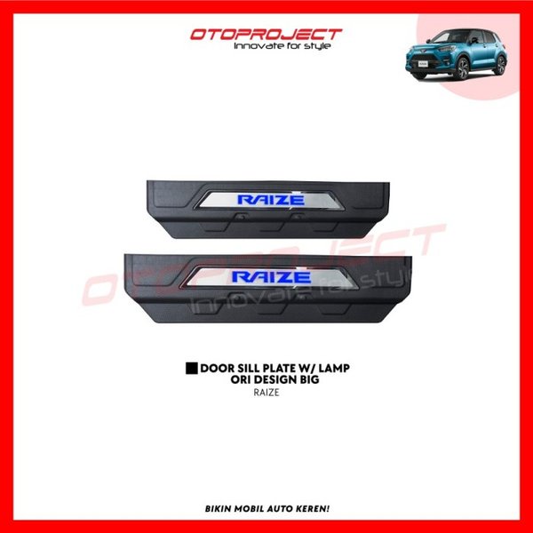 Sillplate Samping Raize 2021 Door Sill Plate Mobil ORI Big Desaign