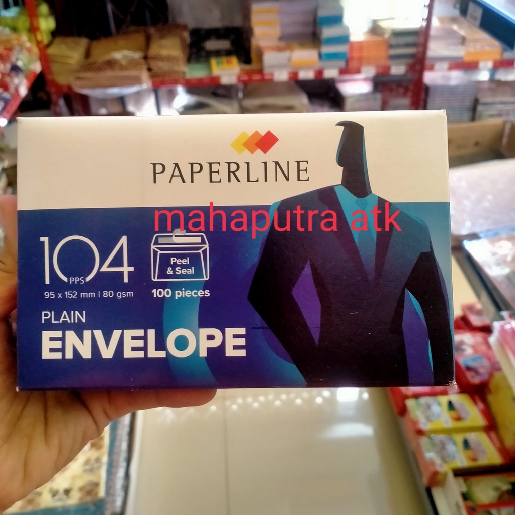 

AMPLOP PAPERLINE 104 95x152mm AMPLOP PUTIH murah AMPLOP BERPEREKAT