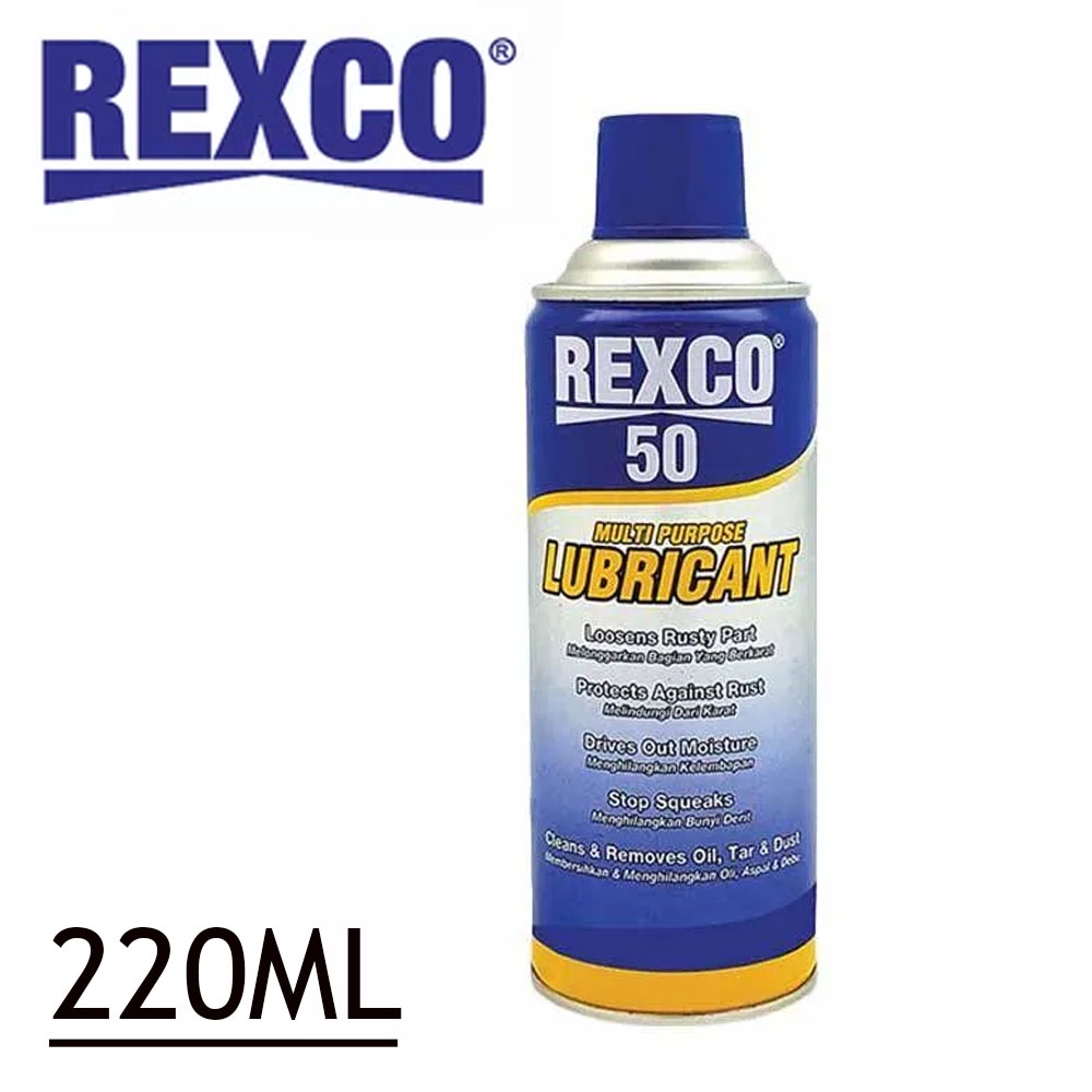 LUBRICAN PELUMAS SERBA GUNA REXCO 50 220ML MULTI PURPOSE ORIGINAL