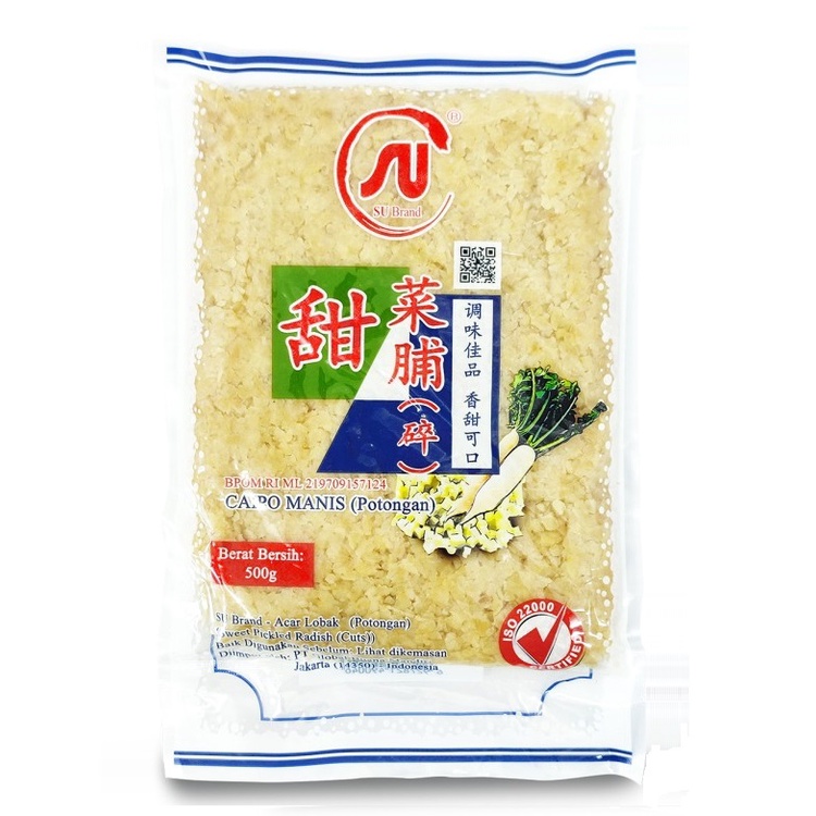 

Lobak Manis SU Brand 500 Gram |Chaipo / Caipo | Sweet Preserved Radish