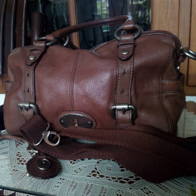 Fossil Maddox Satchel Espresso