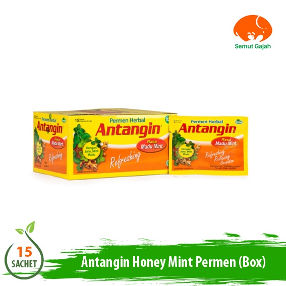 

Antangin Honey Mint Box (Isi 15 Sachet) - Permen