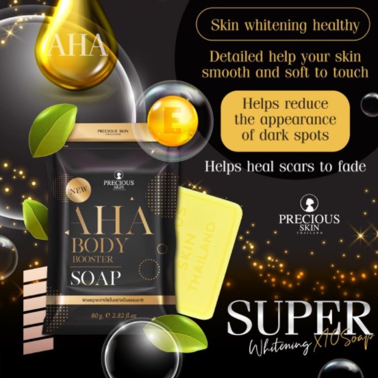 Precious Skin Body Soap AHA | Alpha Arbutin Sabun