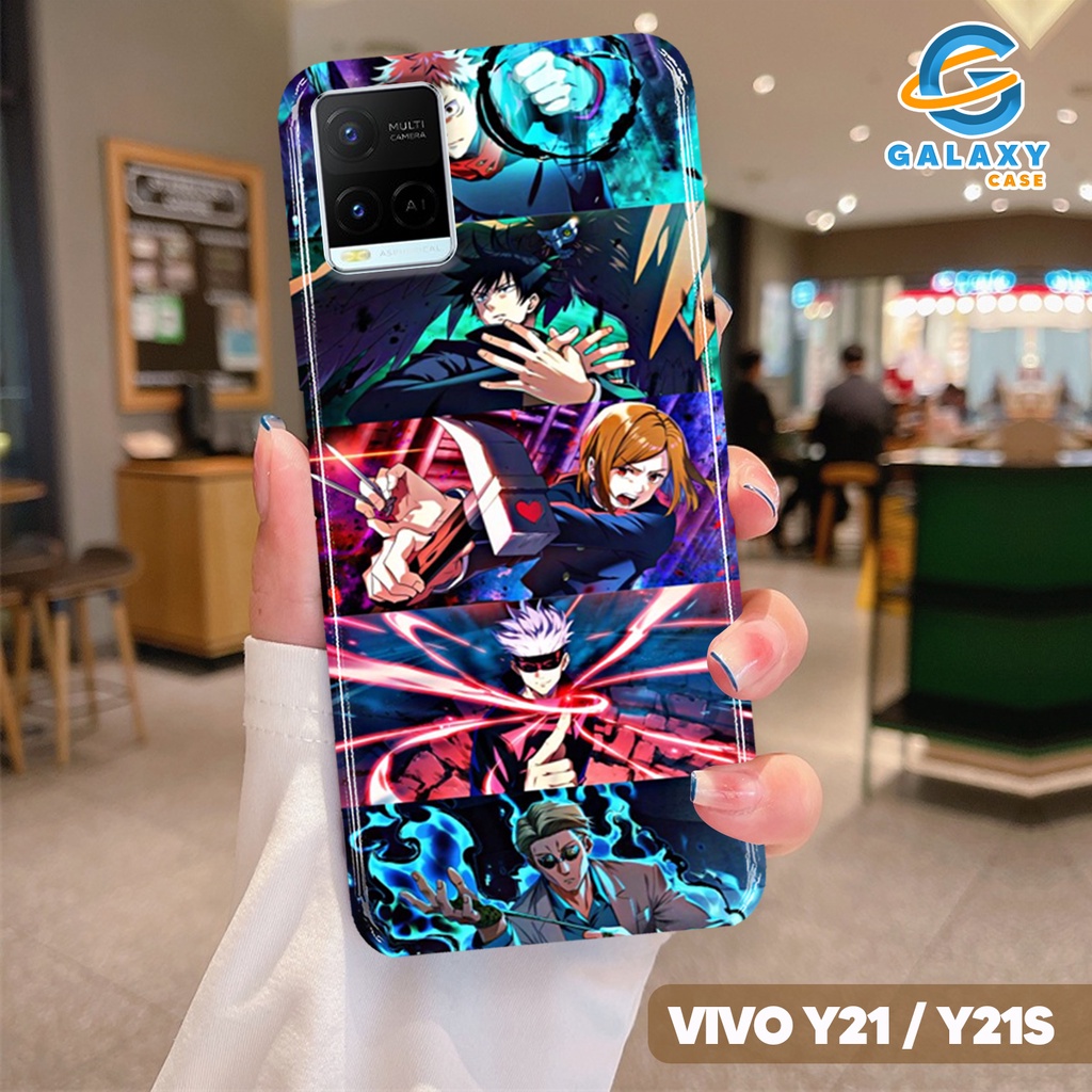 Galaxy Custom - Case Anime Jujutsu Kaisen Vivo Y21 / Y21s - Casing hp Vivo Y21 / Y21s - Case hp - Ca