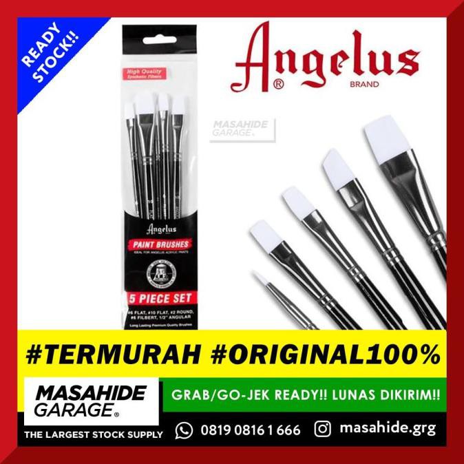 

HOT PROMO (TERMURAH) ANGELUS PAINT BRUSH SET - 5 PCS