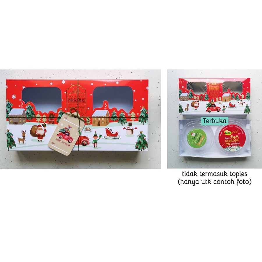 Box Kue / Cookies Natal P 29 cm x L 14.5 cm x T 6 cm - PinkHouse