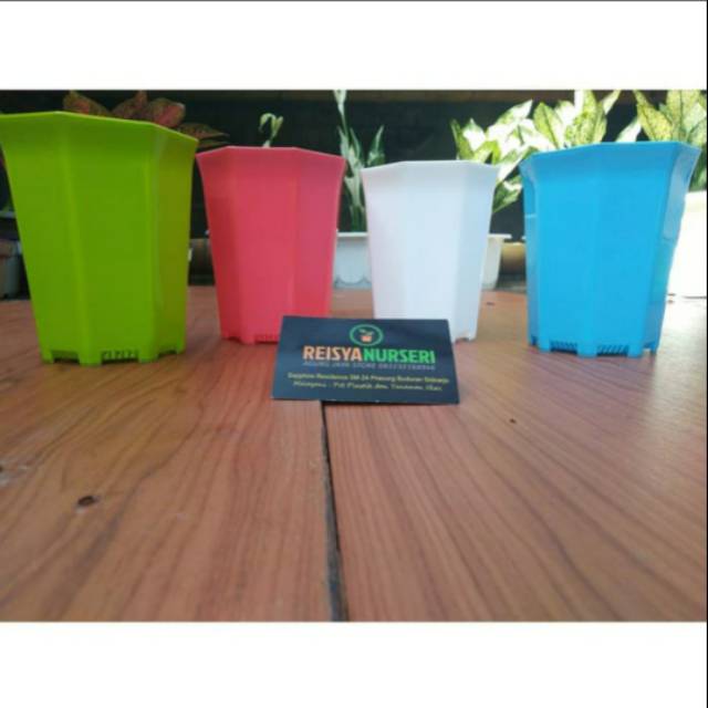 Pot Plastik, Pot Bunga Plastik Reisya, Pot Pagoda Harga Grosir