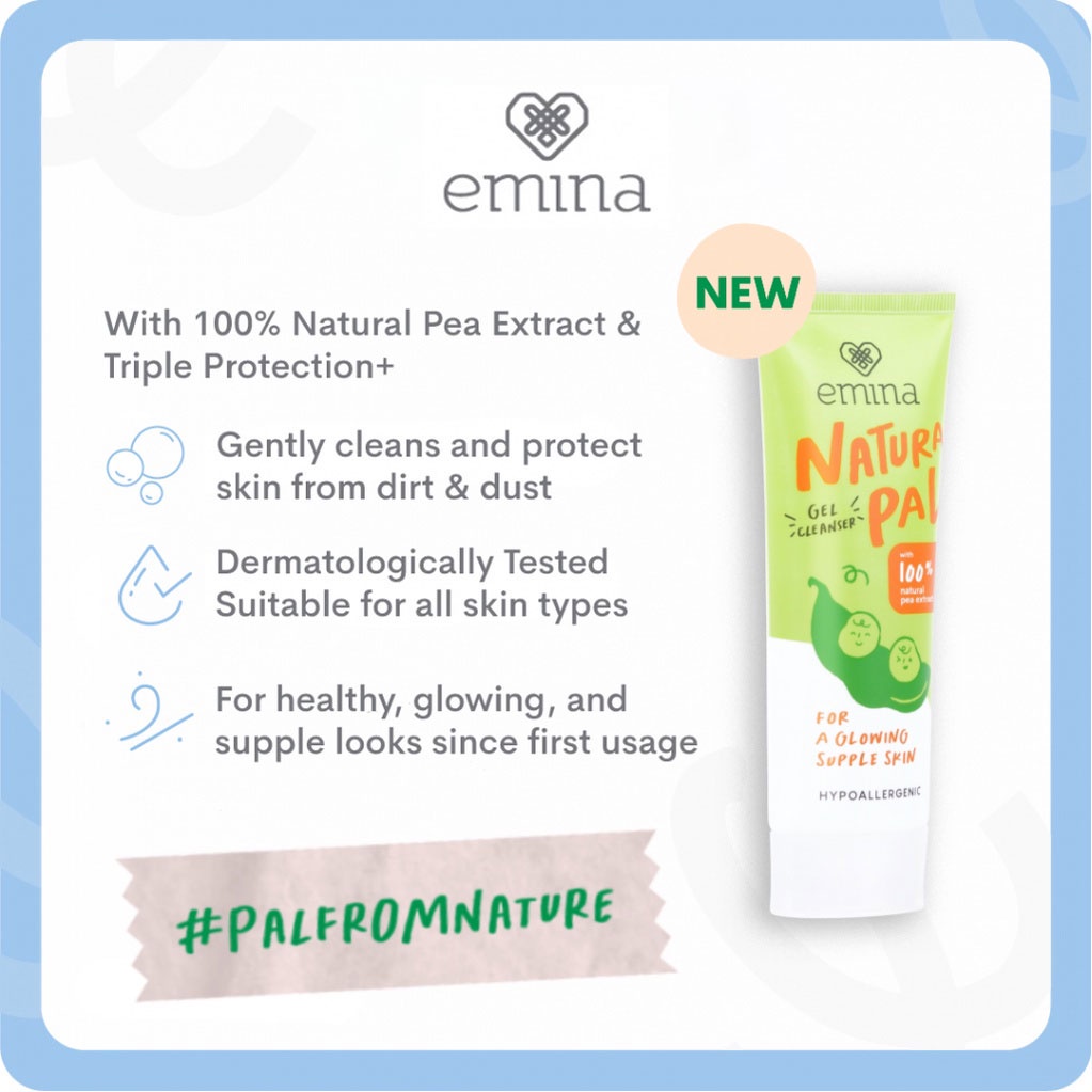 EMINA Natura Pal Gel Cleanser 100mL