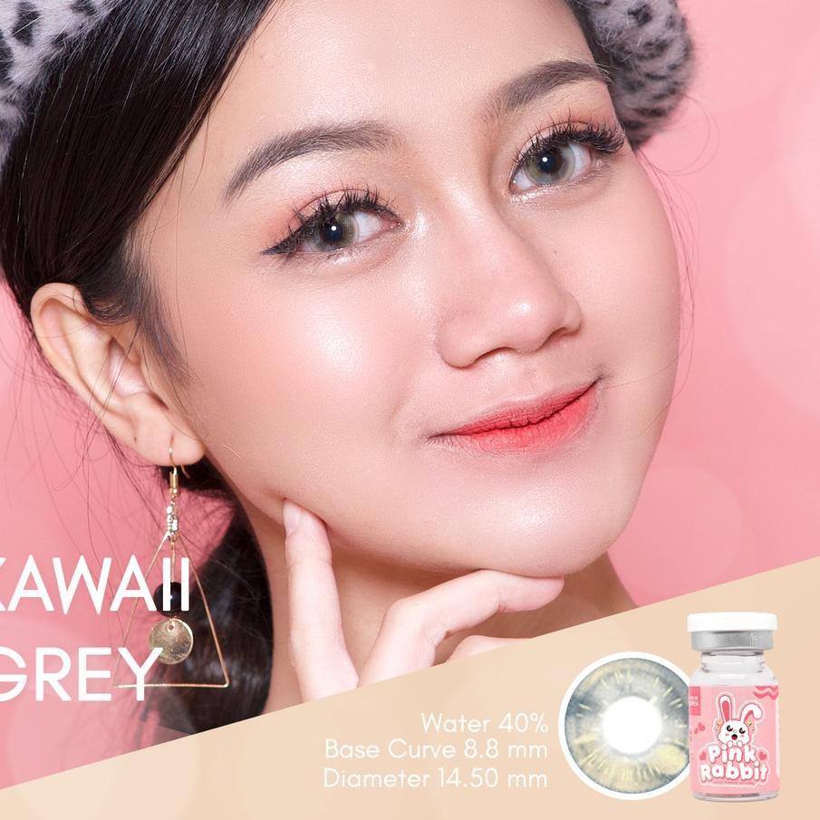 

✱ PINK RABBIT Kawaii Grey Softlens ➦