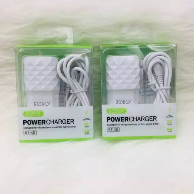 ROBOT RT-K5 Charger Dual USB Output