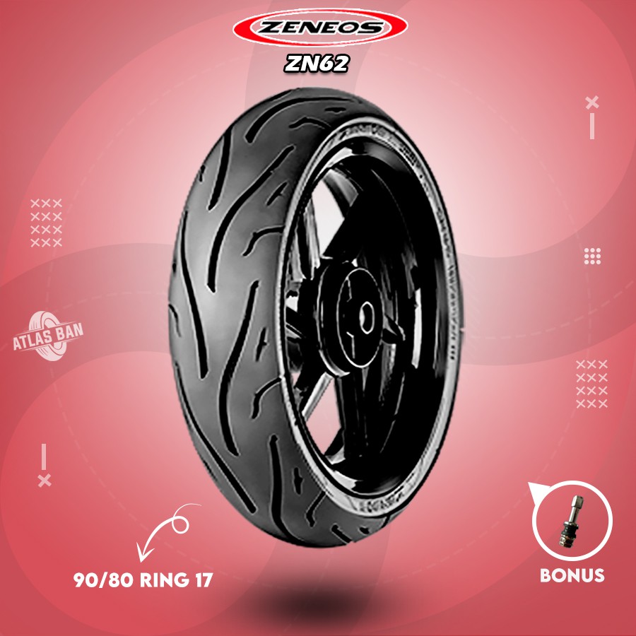 Ban Tubles Motor Bebek ZENEOS ZN62 90/80 Ring 17 Tubles
