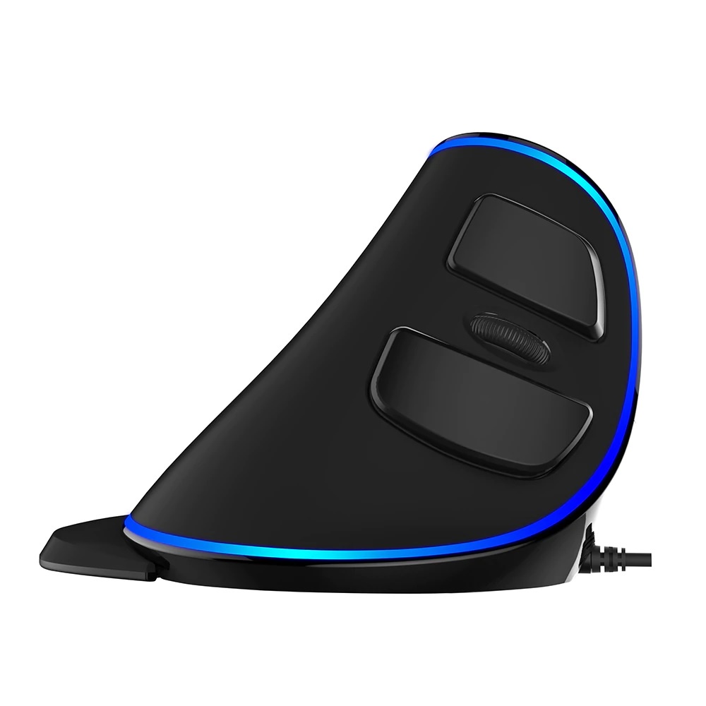 DELUX M618 PLUS - Wired Optical Vertical Mouse - Single Colour Version