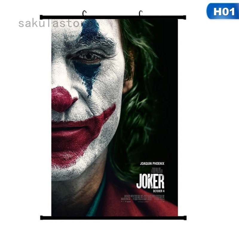 Film Joker Movie Poster Rock Scroll Poster Unframed Wall Art Wall Decor Shopee Indonesia