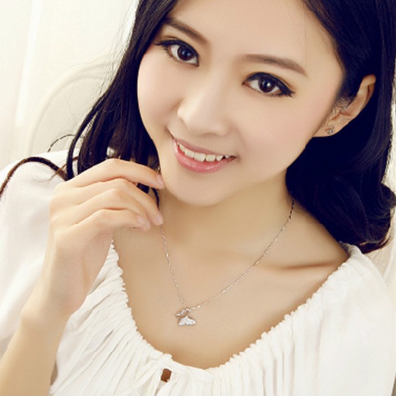 925 Perak Liontin Untuk Wanita Kupu-kupu sederhana (Tanpa rantai) Perhiasan Fashion DZ0060