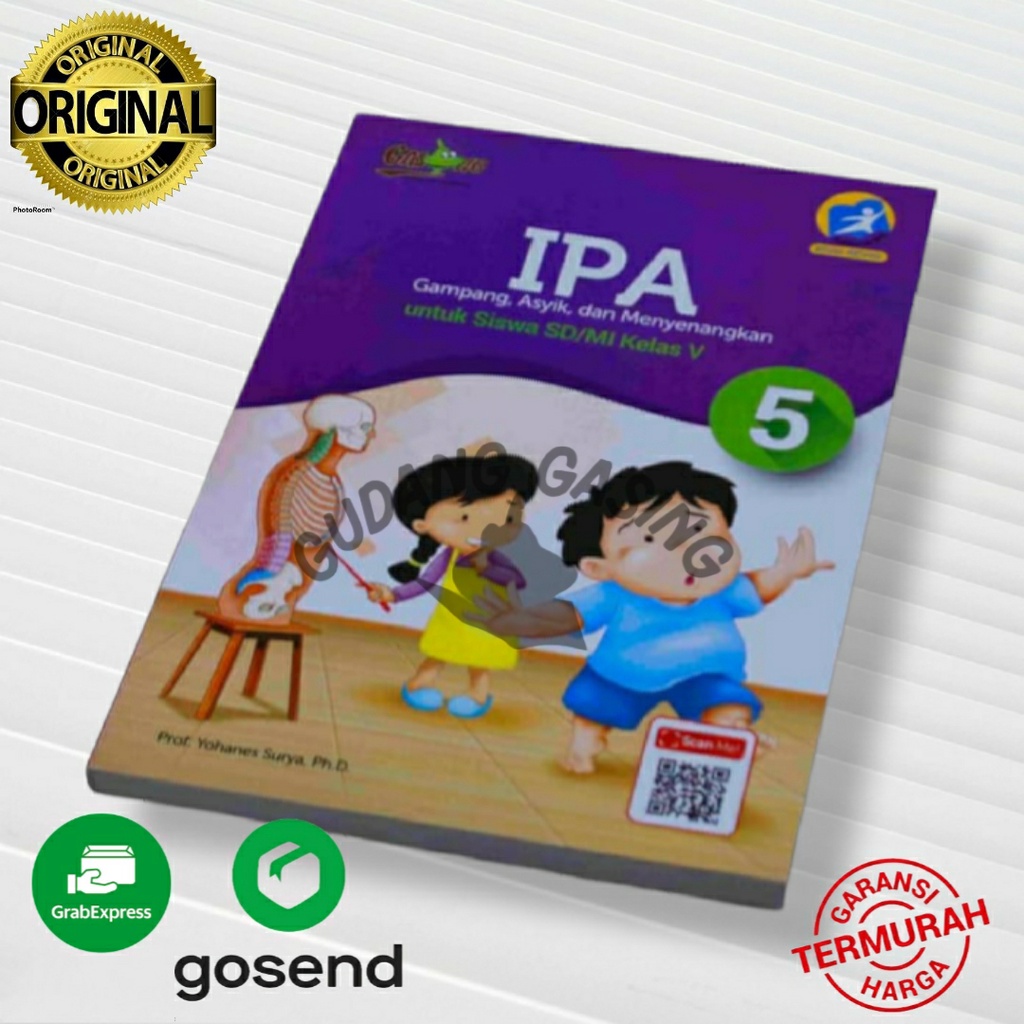 Buku IPA Gasing SD Kelas 4 Kelas 5 Kelas 6 full semester Karangan Prof. Yohanes Surya