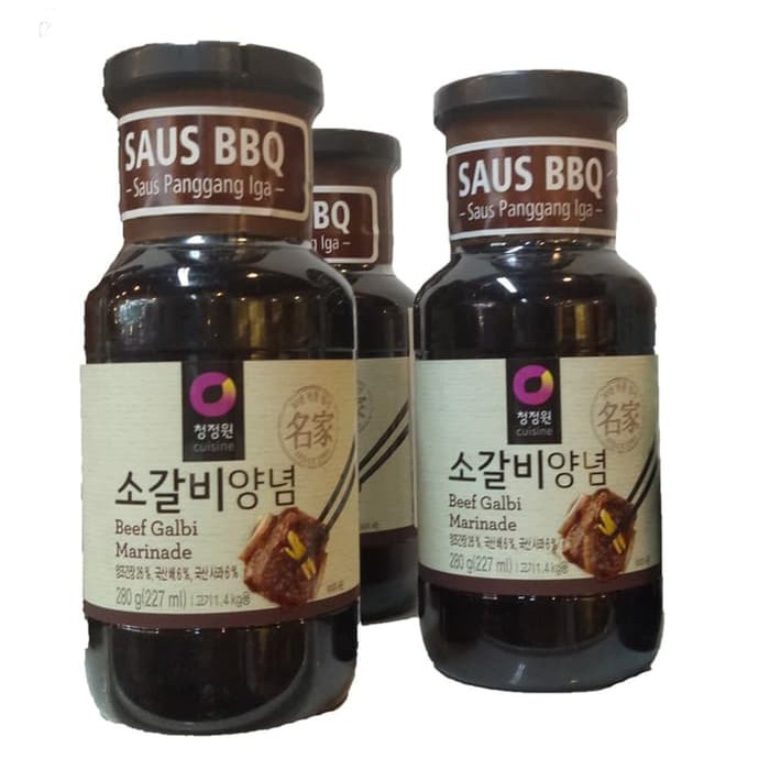 

Daesang (Chung Jung One) Beef Bbq Sauce Marinade/ Saus Bumbu Bbq 280G