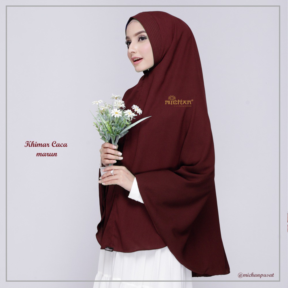 CACA KHIMAR || Khimar Syari Original By MICHAN