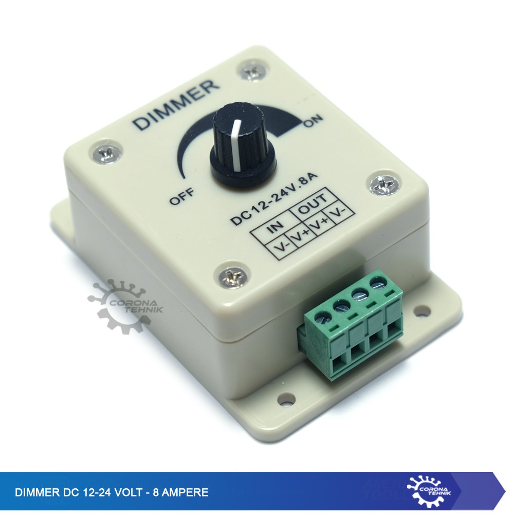 Dimmer DC 12-24 Volt 8 Ampere