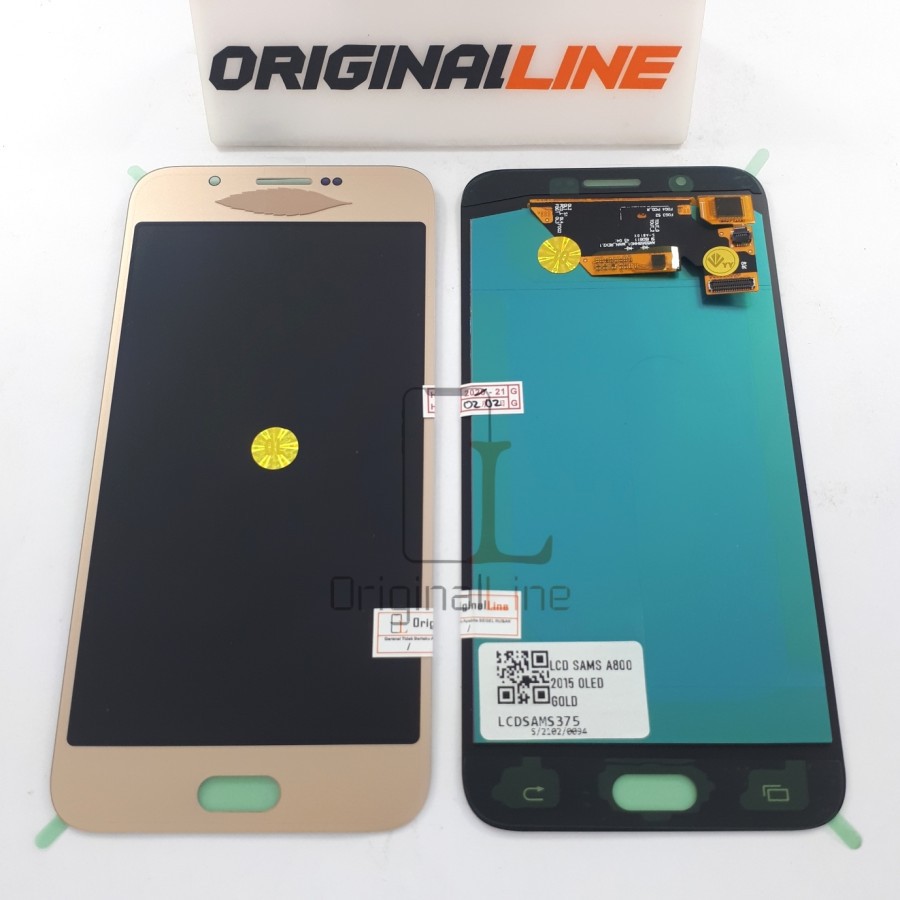 LCD + TS SAMSUNG A800 / A8 2015 ORIGINAL OLED FULL GLASS