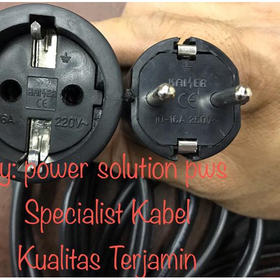 ◘ Kabel Listrik Tambahan ( Extension ) 5 Meter Kabel Rol colokan kabel ✸