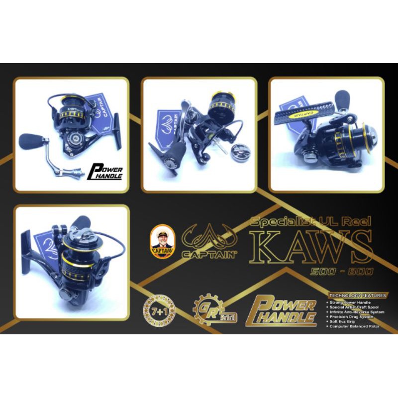 reel ul captain kaws ul sw 500 dan 800