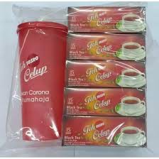 PAKET teh celup Sosro 15bag isi 5box free Tumbler/ paketan Sosro celup free gelas cantik 500ml exp 2024