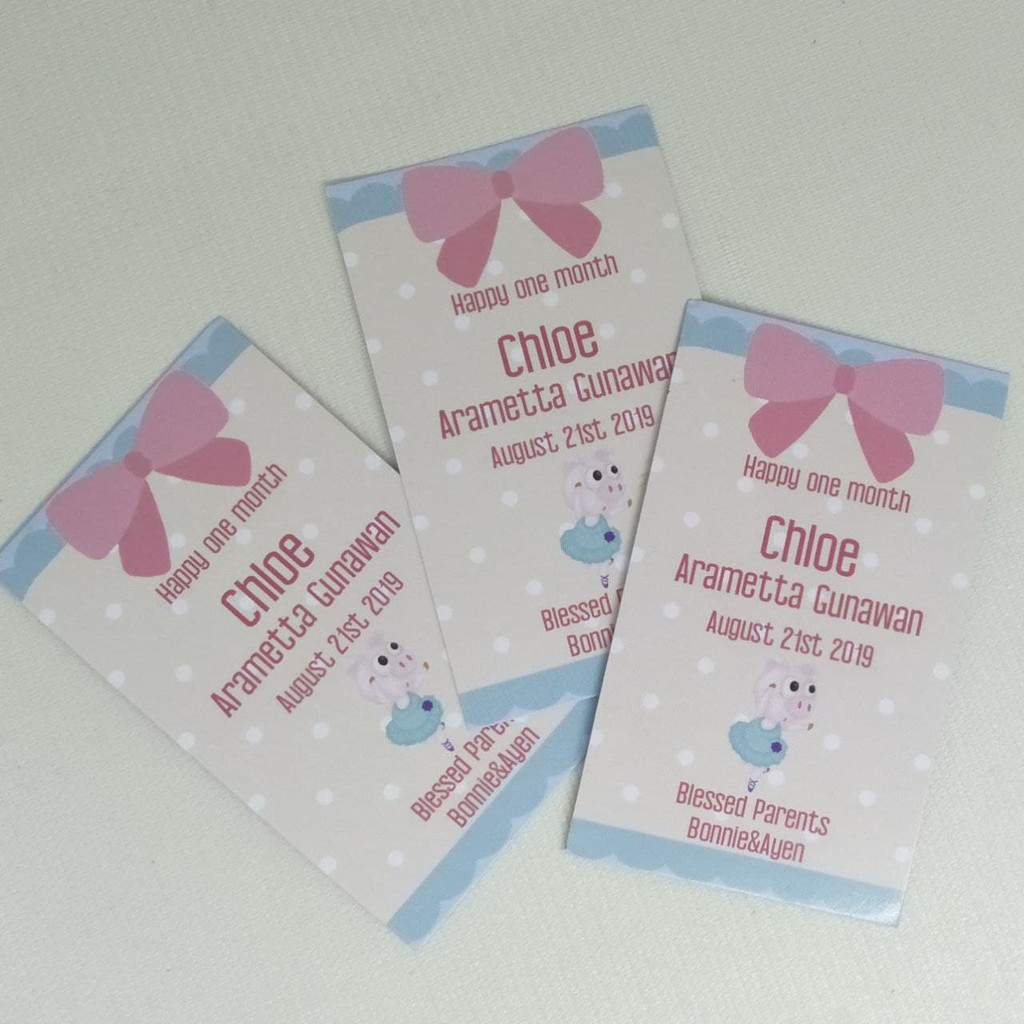 

Thank you card / kartu nama ( 100 pcs )