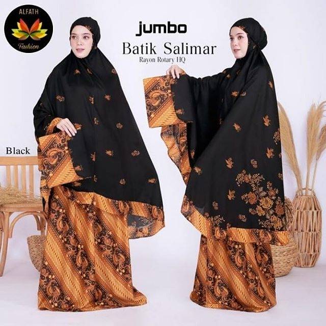 Mukena Batik | Mukena Dewasa Bahan Rayon Ukuran Jumbo | Mukena Murah Terbaru | Mukena Batik Solo
