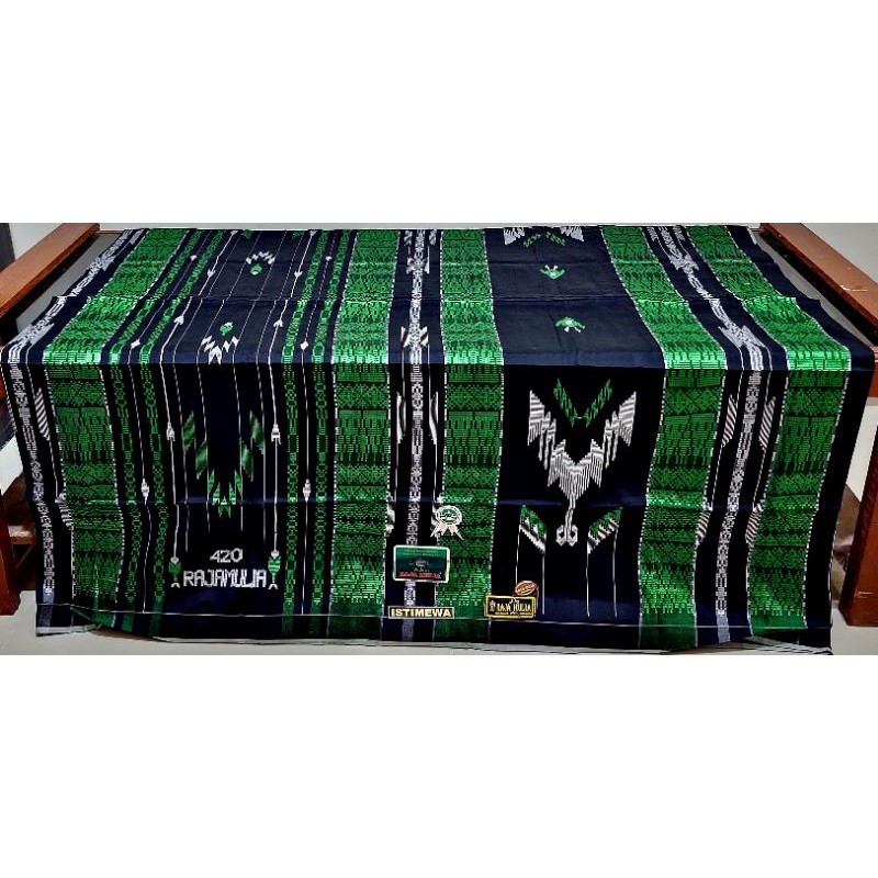 Sarung tenun sutra RAJA MULIA 420 EXCLUSIVE skelas tamer kamer bhs sge sgt lamiri lamiya hidayat,.
