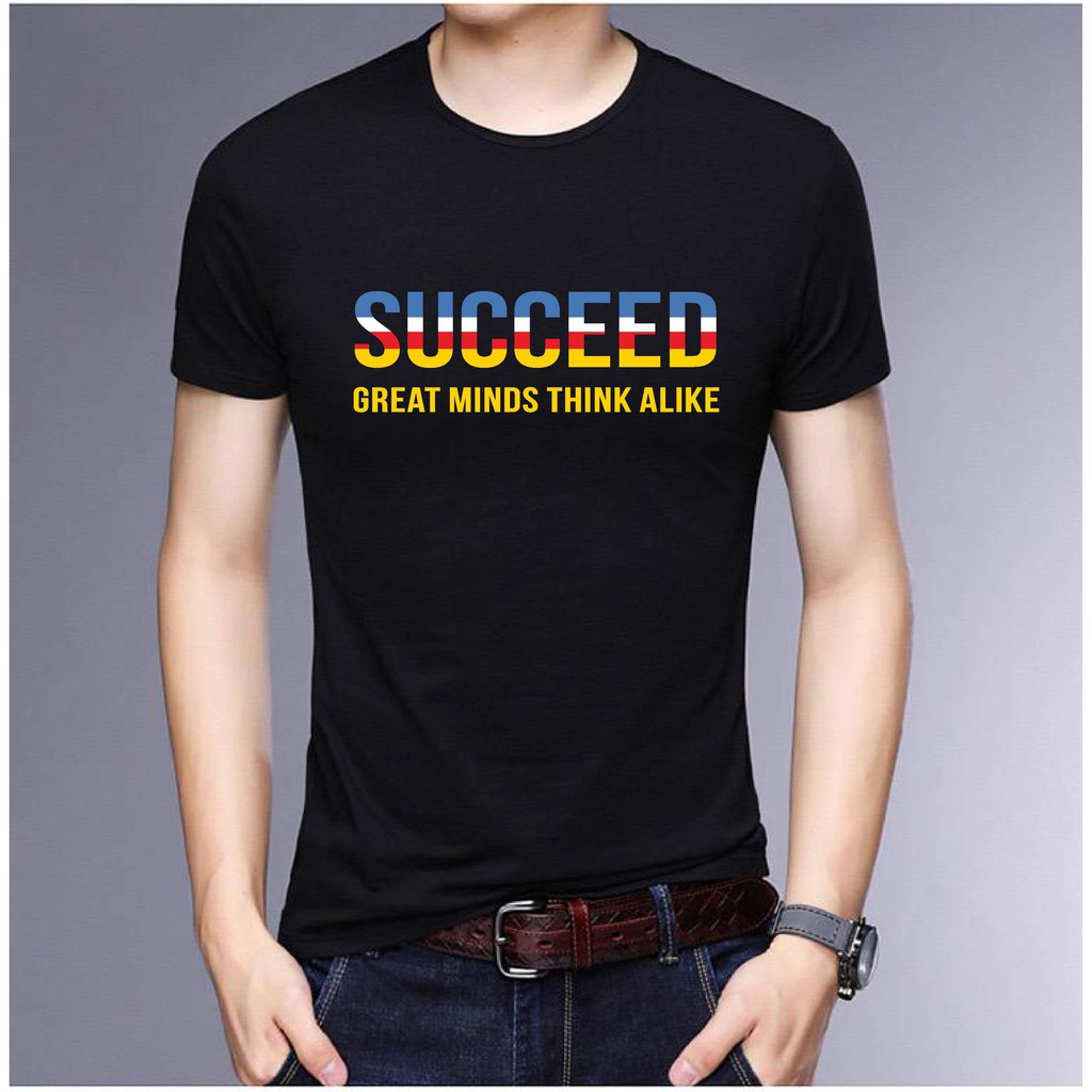 BS/COD/BAJU KAOS TANGAN PENDEK SUCCEED/PRIA/REALPICTURE