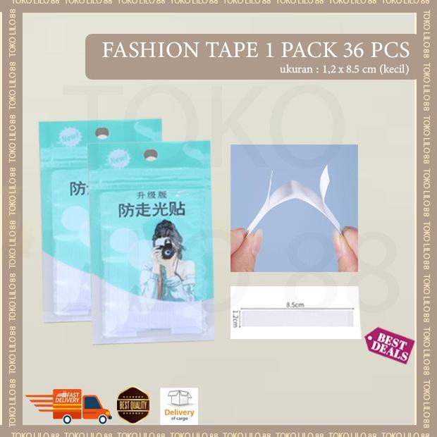 

(BISA COD) 36pcs Perekat Pakaian Transparan Fashion Tape Safety Lem Serbaguna CUCI GUDANG Kode 1110