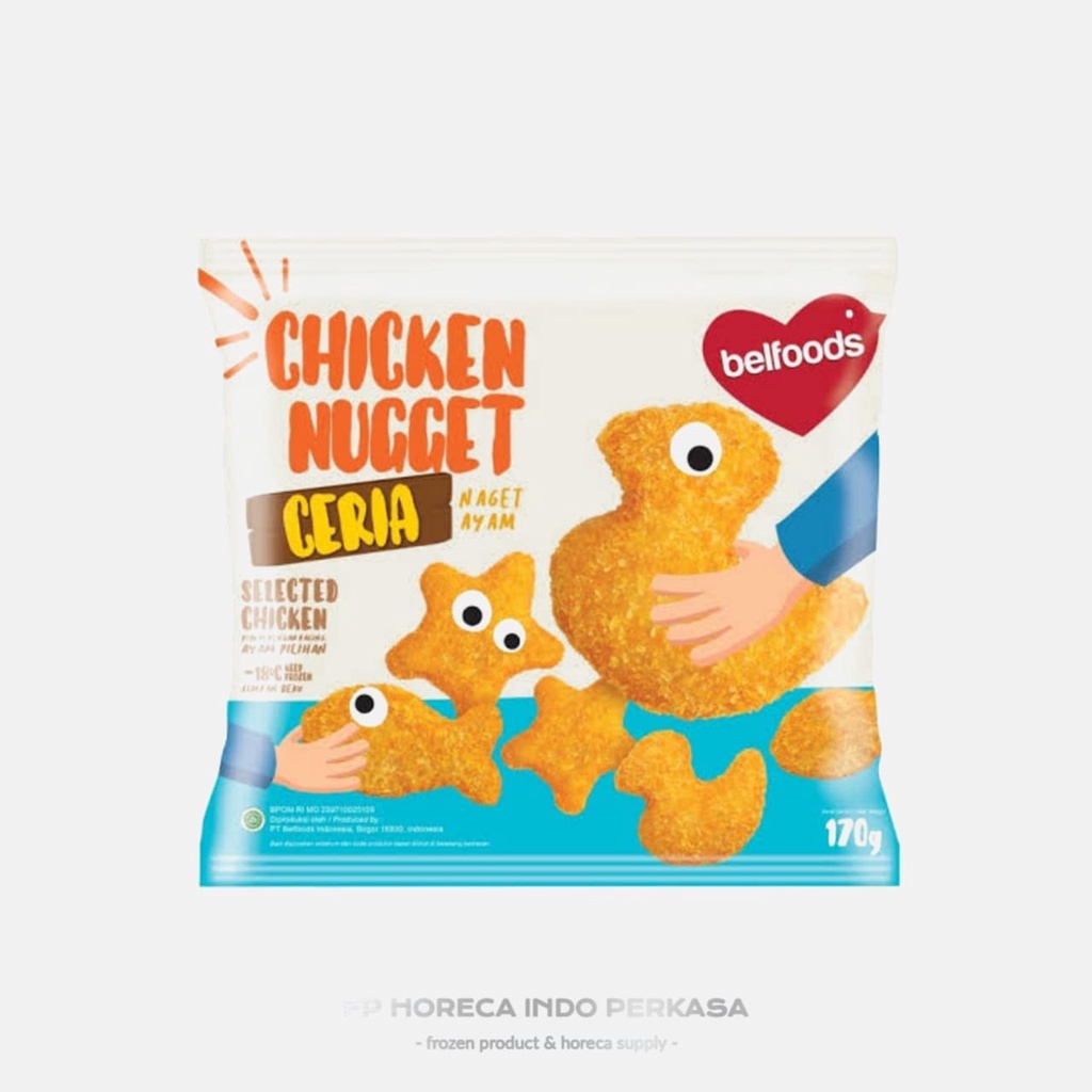 

Belfoods Chicken Nugget Ceria 170 gr