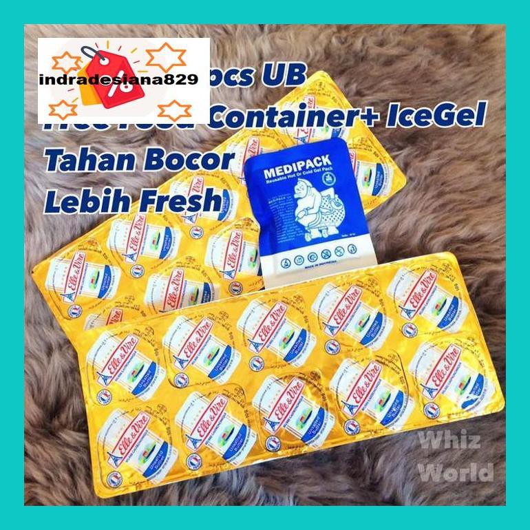 

S504Dpsum Elle & Vire Unsalted Butter Ub Baby 10 X 10 Gr Mentega Mpasi Bayi Mkld50